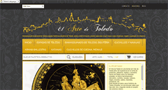 Desktop Screenshot of elartedetoledo.com