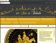 Tablet Screenshot of elartedetoledo.com